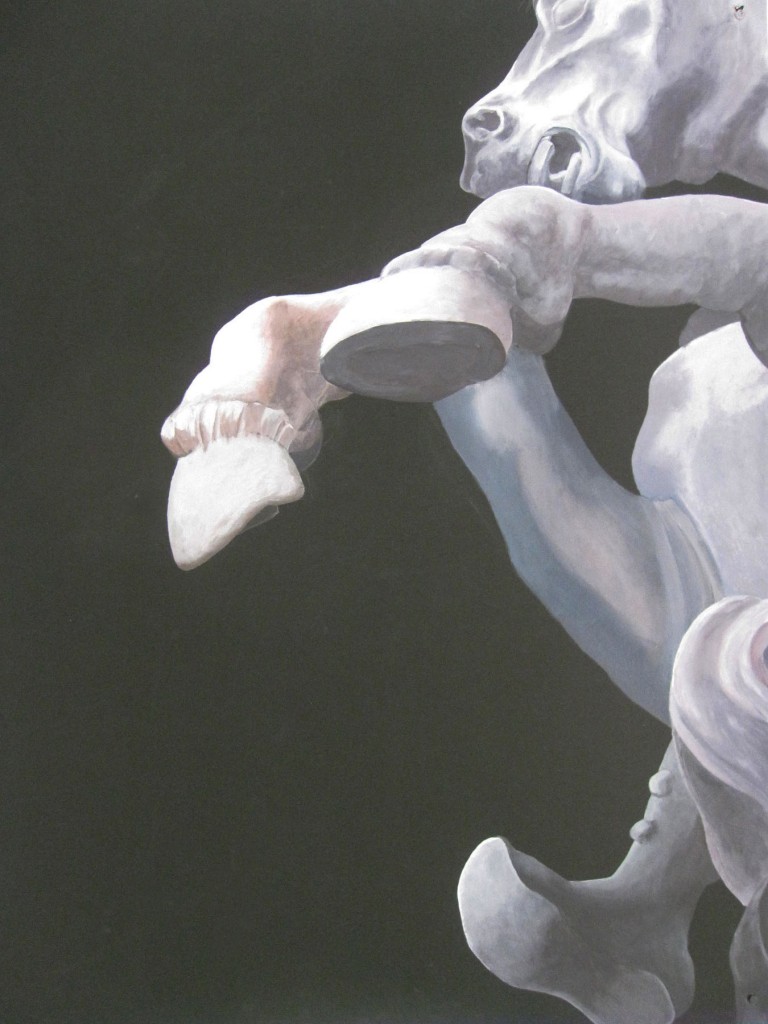 Lea, Just a Foot, 2009, acrylic