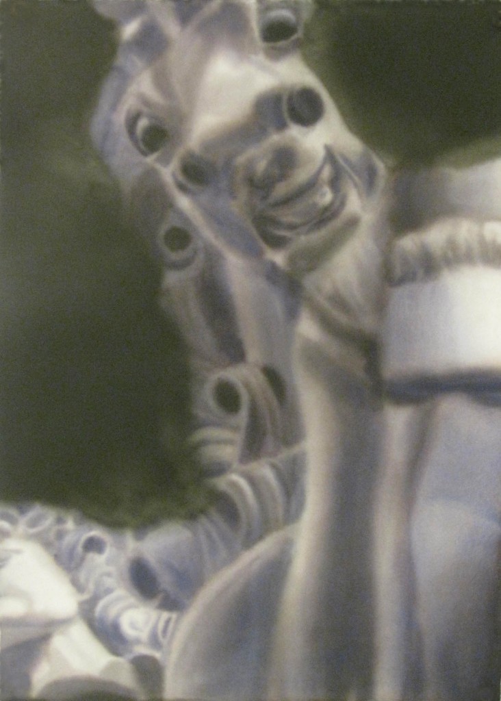 Lea, Displacing the King, 2009, acrylic